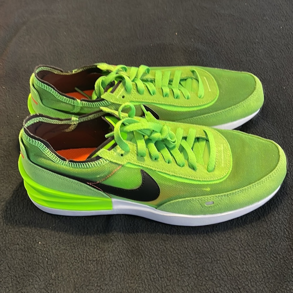 Nike, Sizes 10 & 11, Men’s, Waffle One, Electric Green